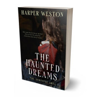 3D view of Premade Historical Book Cover - Cocoa Brown