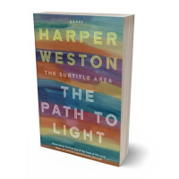 3D view of Premade Literary Fiction Book Cover - Sandstone