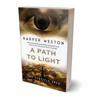 3D view of Premade Religion & Spirituality Book Cover - Metallic Bronze