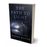 3D view of Premade Fantasy Book Cover - Steel Gray