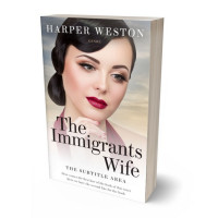 Tablet view of Dust Storm #23104 - Premade Historical Book Cover