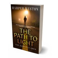 3D view of Premade Mystery & Thriller & Suspense Book Cover - Graphite