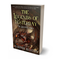 3D view of Premade Fantasy Book Cover - Cork