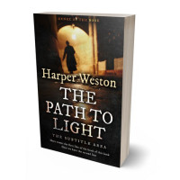 3D view of Premade Mystery & Thriller & Suspense Book Cover - Tan