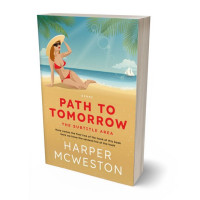 3D view of Premade Chick Lit Book Cover - Harvest Gold