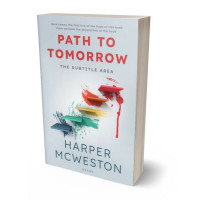 3D view of Premade Abstract Book Cover - Geyser