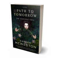 3D view of Premade Literary Fiction Book Cover - Racing Green