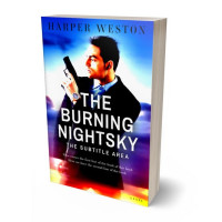 3D view of Premade Mystery & Thriller & Suspense Book Cover - Coffee Bean