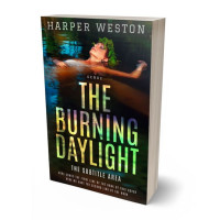 3D view of Premade Mystery & Thriller & Suspense Book Cover - Rangoon Green