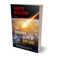 3D view of Premade Apocalyptica Book Cover - Harvest Gold