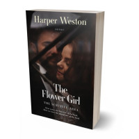 3D view of Premade Romance Book Cover - Cocoa Brown