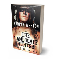 3D view of Premade Western Book Cover - Cashmere