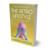 3D view of Premade Abstract Book Cover - Husk