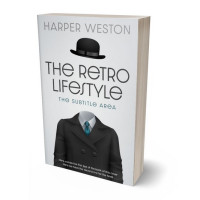 3D view of Premade Business Book Cover - Shark