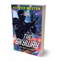 Tablet view of Clam Shell #23384 - Premade Science Fiction Book Cover