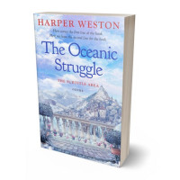 3D view of Periwinkle Gray #23512 - Premade Literary Fiction Book Cover