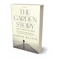 3D view of Premade Literary Fiction Book Cover - Beige