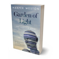 Tablet view of Gray Chateau #23577 - Premade Abstract Book Cover