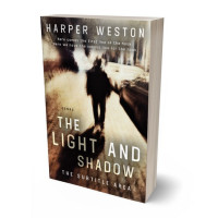 3D view of Premade Mystery & Thriller & Suspense Book Cover - English Walnut