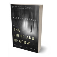 3D view of Premade Mystery & Thriller & Suspense Book Cover - Outer Space