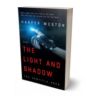 3D view of Premade Science Fiction Book Cover - Ebony