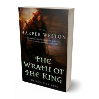 3D view of Night Rider #23860 - Premade Science Fiction Book Cover