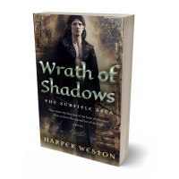 3D view of Premade Fantasy Book Cover - Thunder