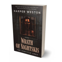 3D view of Premade Mystery & Thriller & Suspense Book Cover - Cocoa Brown