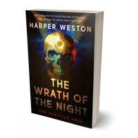 3D view of Premade Horror Book Cover - Cocoa Brown