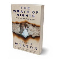 3D view of Premade Historical Book Cover - Bison Hide