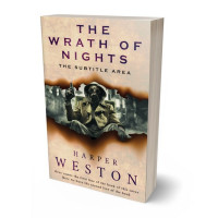 3D view of Premade Apocalyptica Book Cover - Double Spanish White