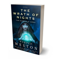 3D view of Premade Fantasy Book Cover - Black Pearl