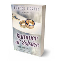 3D view of Premade Romance Book Cover - Timberwolf