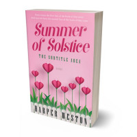 3D view of Premade Abstract Book Cover - Kobi