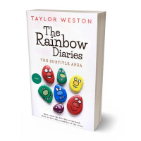 Tablet view of Bon Jour #24027 - Premade Abstract Book Cover