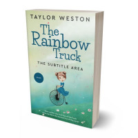 3D view of Premade Children's Book Cover - Paradiso