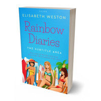 3D view of Premade Romance Book Cover - Apricot