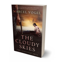 3D view of Premade Horror Book Cover - Tan