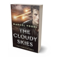 3D view of Premade Apocalyptica Book Cover - Cocoa Brown