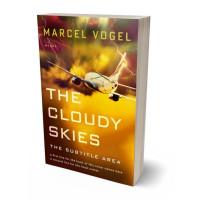 3D view of Premade Action & Adventure Book Cover - Reno Sand