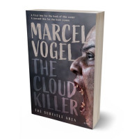 3D view of Premade Horror Book Cover - Ship Gray