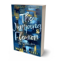 Tablet view of Blue Dianne #24586 - Premade Abstract Book Cover