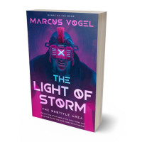 3D view of Premade Science Fiction Book Cover - Jacarta