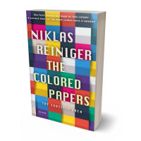 3D view of Premade Abstract Book Cover - Moon Mist