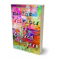 3D view of Premade Abstract Book Cover - Vanilla