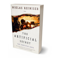 3D view of Premade Action & Adventure Book Cover - Coffee Bean