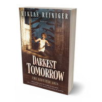 3D view of Premade Horror Book Cover - Woody Brown