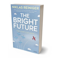 3D view of Premade Business Book Cover - Rock Blue