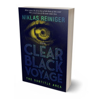 3D view of Premade Science Fiction Book Cover - Ebony