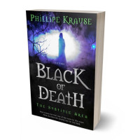 3D view of Premade Horror Book Cover - French Gray